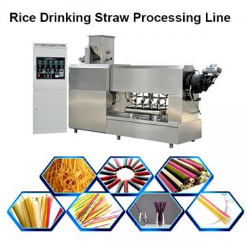 Non Plastic Drinking Straw Extruder Processing Machinery Rice Pasta Straws Manufacturing ...